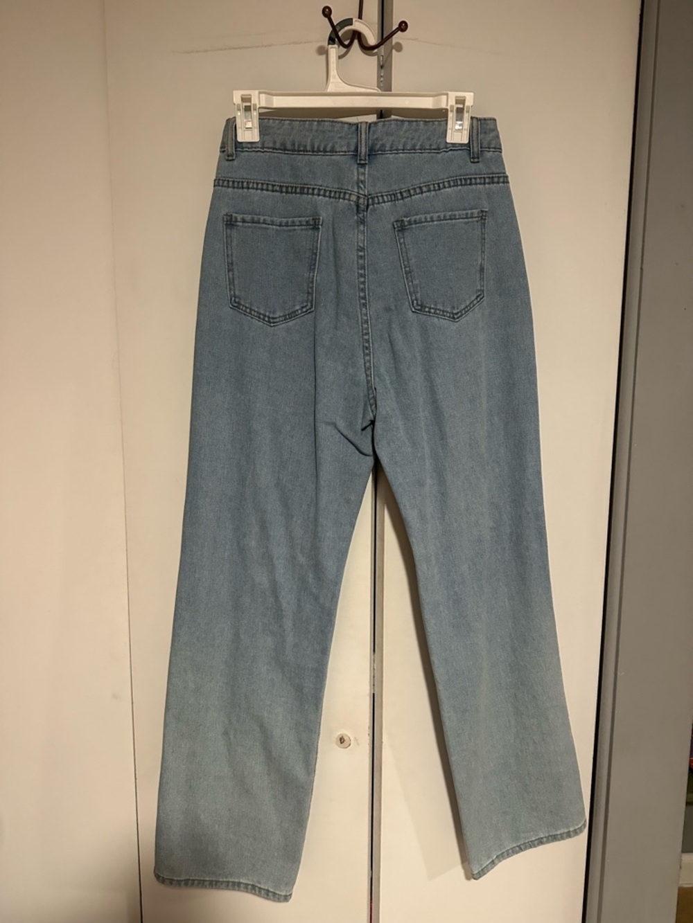 SHEIN ICON Floral High Waist Straight Leg Jeans NWOT - Picture 8 of 10